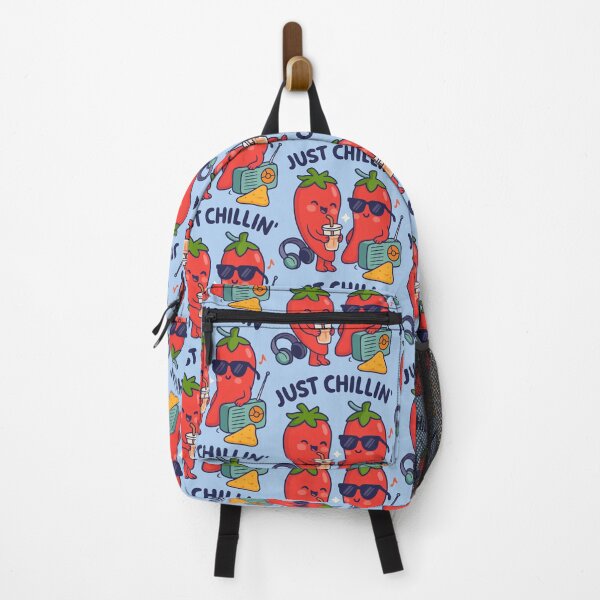Item preview, Cool Chili Peppers Cartoon – Just Chillin’ Funny Design designed and sold by graphicnew.
