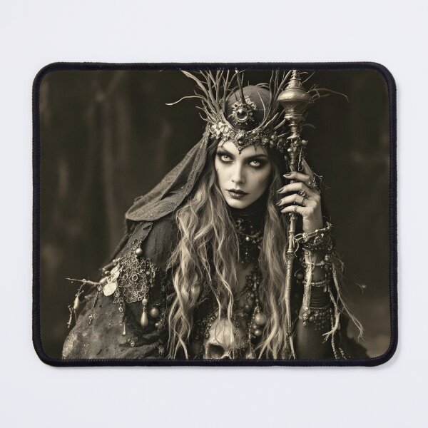 Item preview, Baba Yaga – Slavic Witch Goddess of Shadow and Transformation designed and sold by SoniaSarkali.