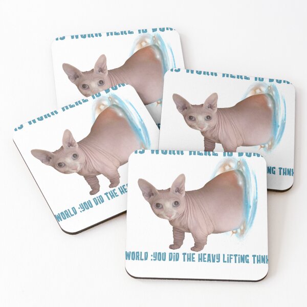 Item preview, Funny Meme My Work Here Is Done Cat designed and sold by AShanDome.