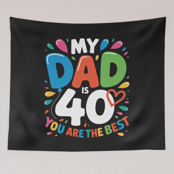 Artikelvorschau, Papa wird 40. Geburtstag. Papas 40. Geburtstag entworfen und verkauft von ConceptualVibes.