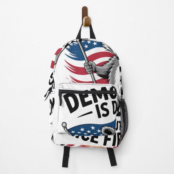 Item preview, Democracy Is Dying But Hey Nice Firework Raccoon 4th Of July designed and sold by ConceptualVibes.