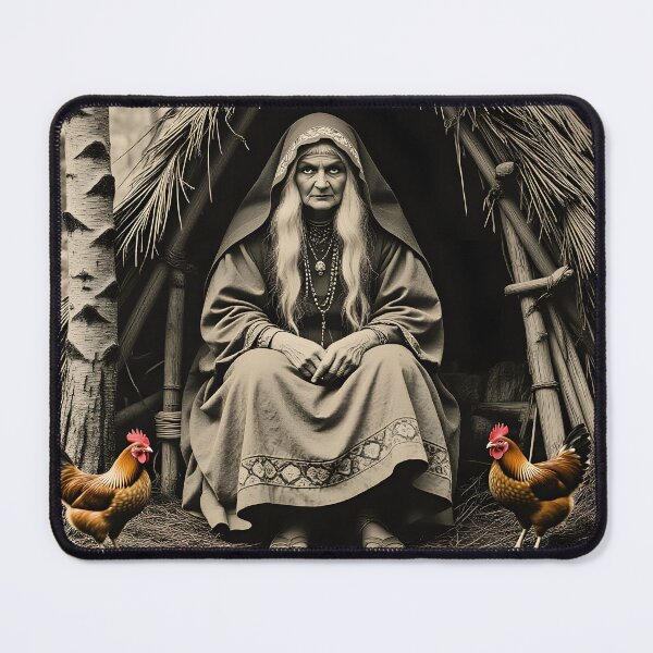 Item preview, Baba Yaga – Slavic Witch Goddess of Shadow and Transformation designed and sold by SoniaSarkali.
