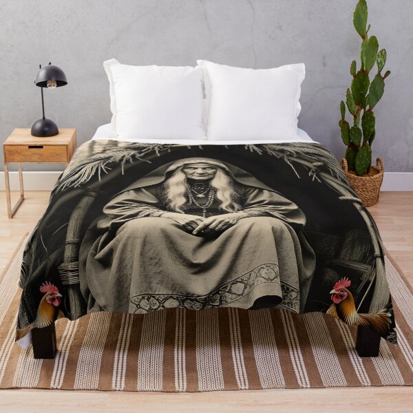Item preview, Baba Yaga – Slavic Witch Goddess of Shadow and Transformation designed and sold by SoniaSarkali.