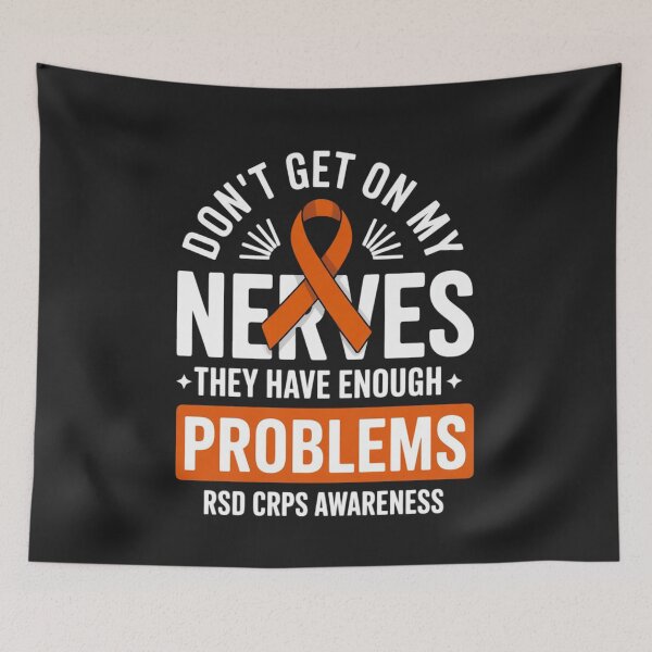 Item preview, Don't Get On My Nerves RSD CRPS Awareness designed and sold by ConceptualVibes.