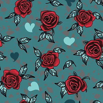 Artwork thumbnail, Gothic Roses by Farissa Designs