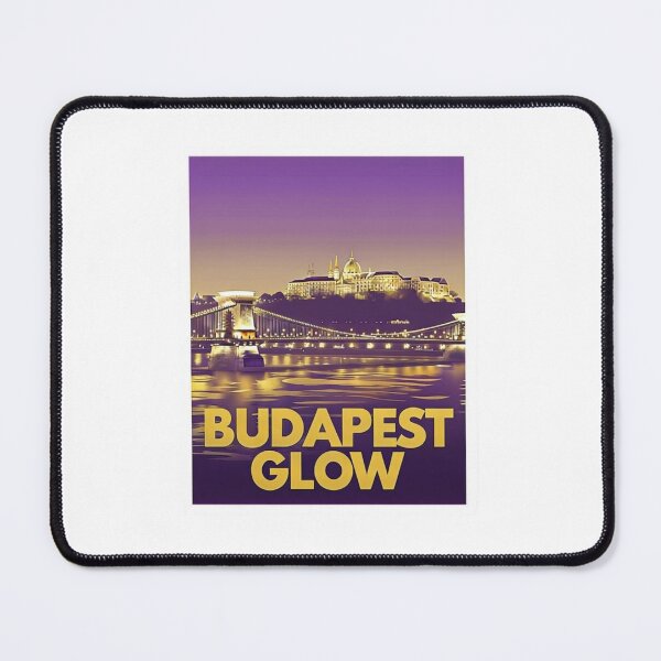 Item preview, Budapest Glow – Chain Bridge Reflection Sticker designed and sold by Imaginarium of Chaos falcon88 .