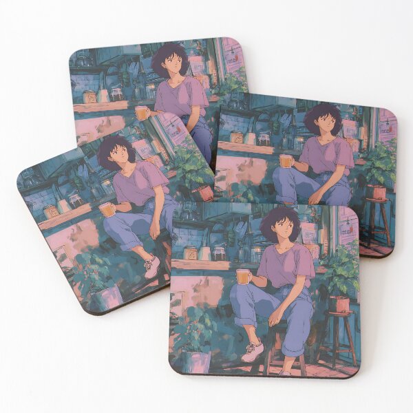 Item preview, Retro Lofi Anime - Vintage Relaxed Character designed and sold by bapupa.