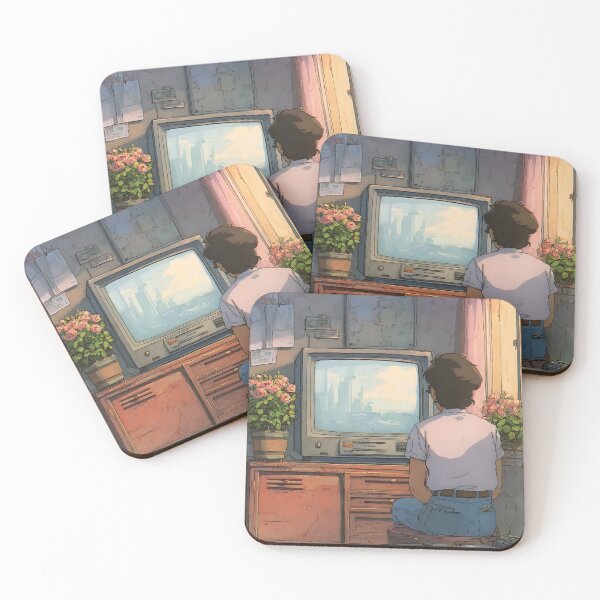 Item preview, Retro Lofi Anime - Nostalgic Chill Atmosphere designed and sold by bapupa.