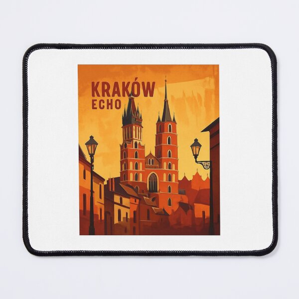 Item preview, Krakow Echo – Gothic Old Town Sticker designed and sold by Imaginarium of Chaos falcon88 .