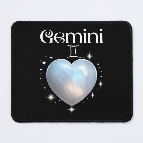 Item preview, "Twin Spirit Gemini: Pearl Heart & Star-Kissed Skies" designed and sold by zodiaczonez.
