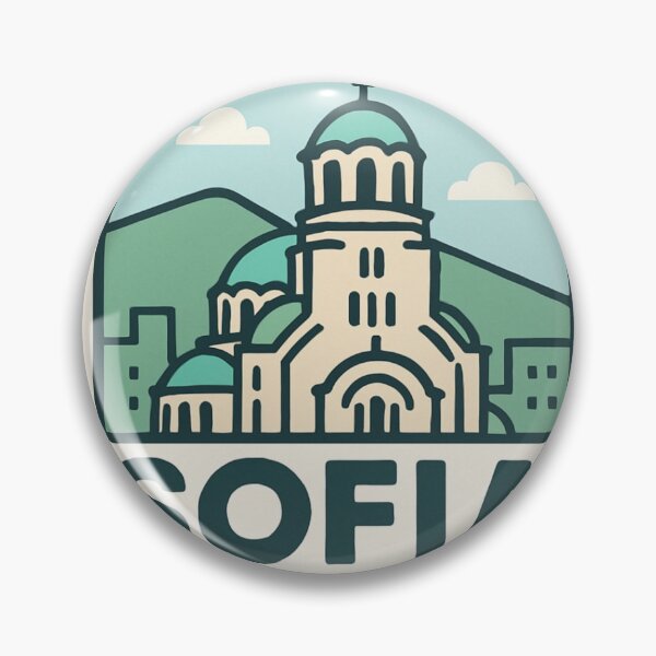 Item preview, Sofia Vibe – Cathedral Meets Vitosha Sticker designed and sold by Imaginarium of Chaos falcon88 .