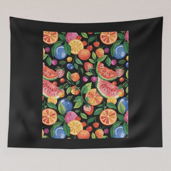 Item preview, Fruity Salad Illustration Backpack designed and sold by ConceptualVibes.
