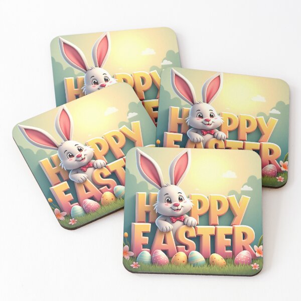 Artikelvorschau, Frohe Ostern Hase süßes Geschenk entworfen und verkauft von BDLdesigns.