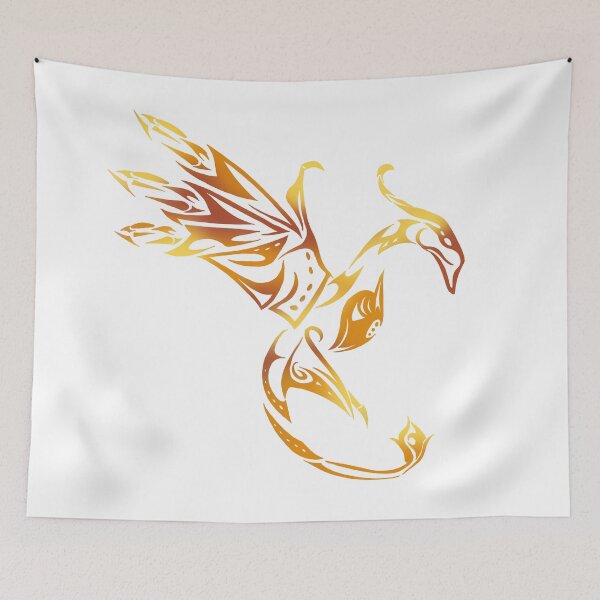 Item preview,  Ikran simple tribal logo- golden designed and sold by Artsydragongal.