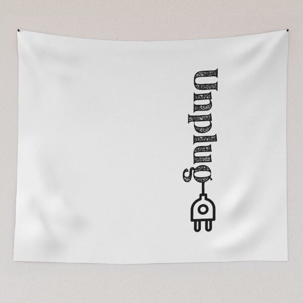 Item preview, Minimalist Unplug Design - Relaxation, Digital Detox, Mindfulness Escape designed and sold by crazydotdesigns.
