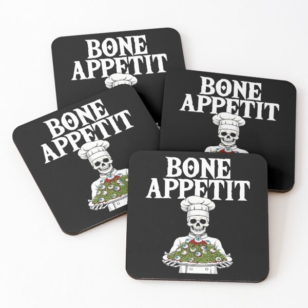 Item preview, BONE APPETIT - SKELETON  HALLOWEEN designed and sold by KEF Custom.