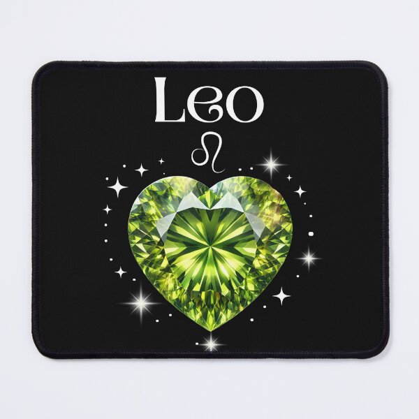 Item preview, "Leo Reign: Peridot Heart & Starfire Glow" designed and sold by zodiaczonez.