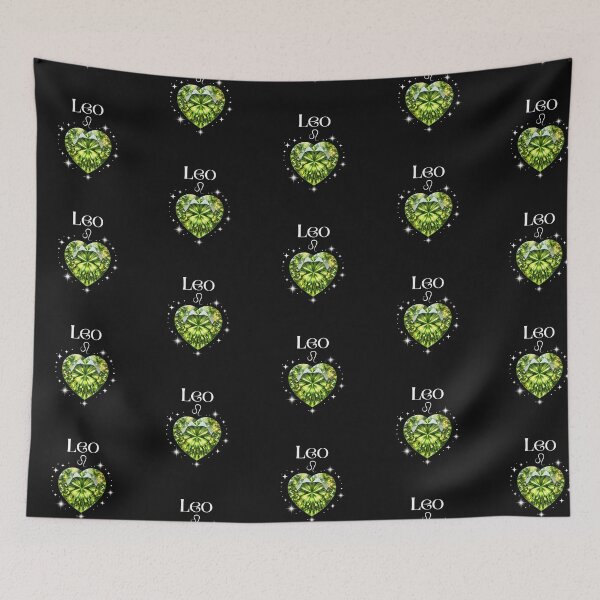 Item preview, "Leo Reign: Peridot Heart & Starfire Glow" designed and sold by zodiaczonez.