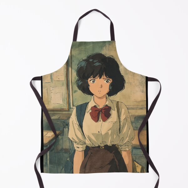 Item preview, Retro School Anime - Classic Schoolgirl Charm designed and sold by bapupa.