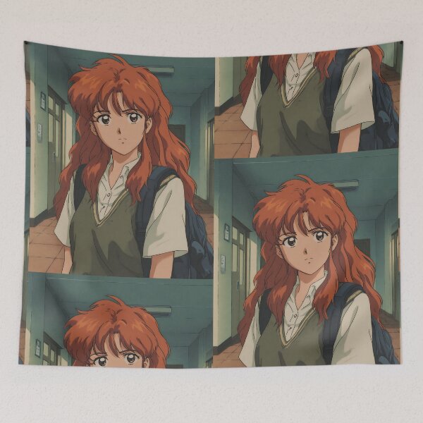 Item preview, Retro School Anime - Quiet School Life Atmosphere designed and sold by bapupa.