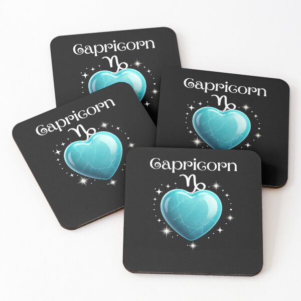 Item preview, "Capricorn Soul: Turquoise Heart & Starbound Ambition" designed and sold by zodiaczonez.