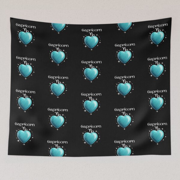 Item preview, "Capricorn Soul: Turquoise Heart & Starbound Ambition" designed and sold by zodiaczonez.
