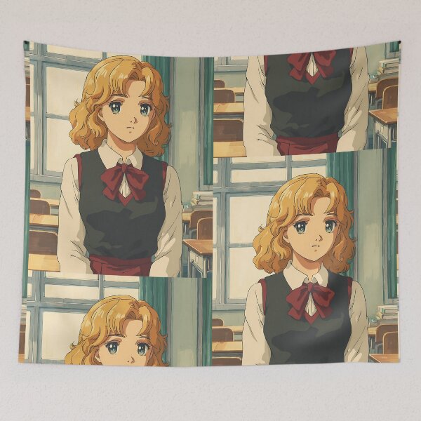 Item preview, Retro School Anime - Vintage Study Hall Energy designed and sold by bapupa.