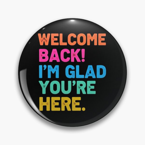 Item preview, Back to School Teacher Welcome Back I'm Glad You're Here designed and sold by MotivaChic.