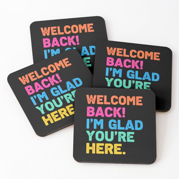 Item preview, Back to School Teacher Welcome Back I'm Glad You're Here designed and sold by MotivaChic.