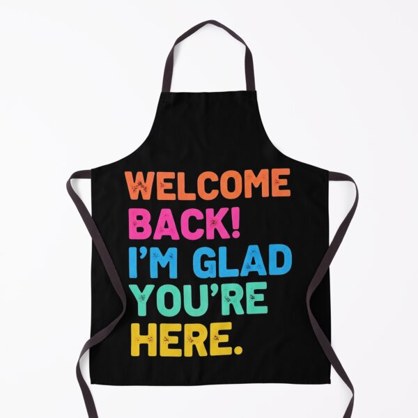 Item preview, Back to School Teacher Welcome Back I'm Glad You're Here designed and sold by MotivaChic.