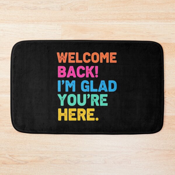 Item preview, Back to School Teacher Welcome Back I'm Glad You're Here designed and sold by MotivaChic.
