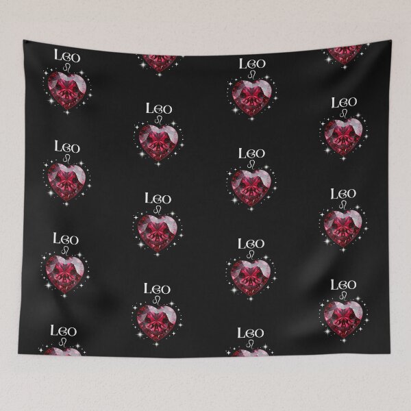 Item preview, "Ruby Heart Leo: Fire, Power & Celestial Royalty" designed and sold by zodiaczonez.