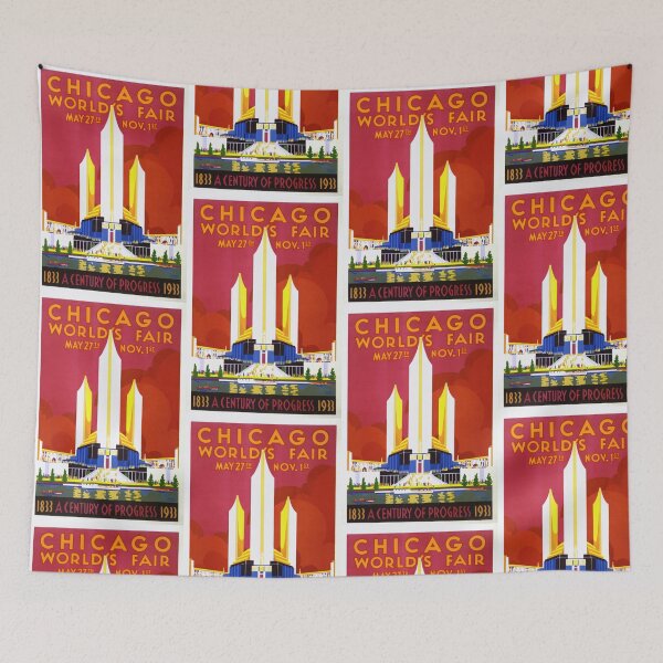 Item preview, Vintage Braniff Airways Poster | Chicago Airline Art | Mid-Century Modern Travel Decor | 1950s 1960s Style | Aviation Wall Art designed and sold by artofuniverse.