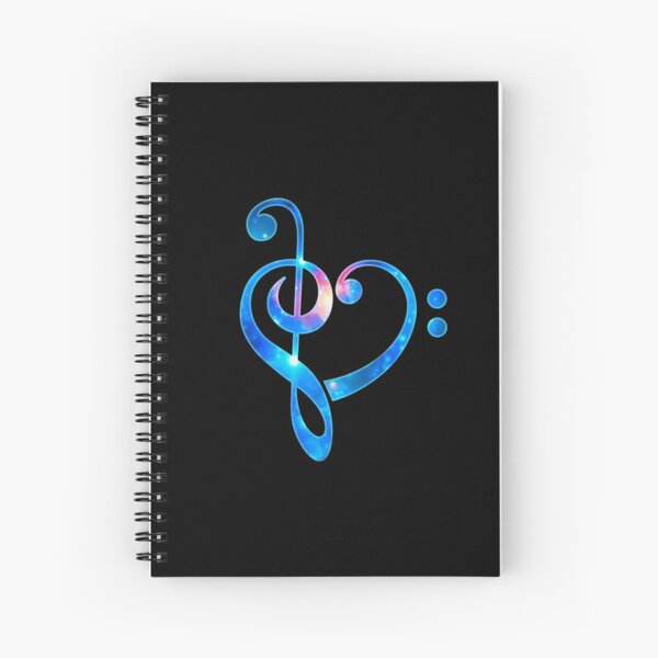 Item preview, Galaxy music heart treble clef bass designed and sold by boom-art.