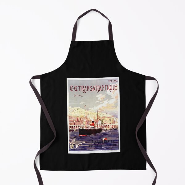 Item preview, Vintage Travel Poster | French Line Marseille to Algiers | Early 20th Century Art | Retro Maritime Illustration | E. Dupuy Design designed and sold by artofuniverse.