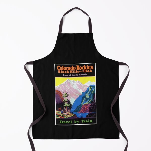 Item preview, Vintage Travel Poster | Colorado Rockies | Black Hills | Utah | Art Deco Train Travel | Scenic Marvels | Mid-20th Century Art designed and sold by artofuniverse.
