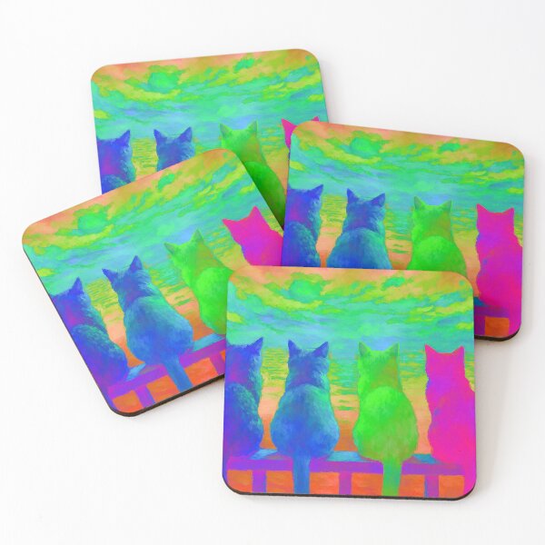 Item preview, Cats View Colorful Fantasy World designed and sold by Sigtrix.