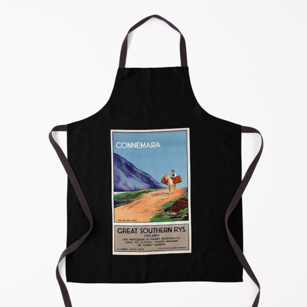 Item preview, Vintage Connemara Travel Poster | Great Southern Railways Art | Ireland Tourism | Art Deco Style | Scenic Horseback Adventure designed and sold by artofuniverse.