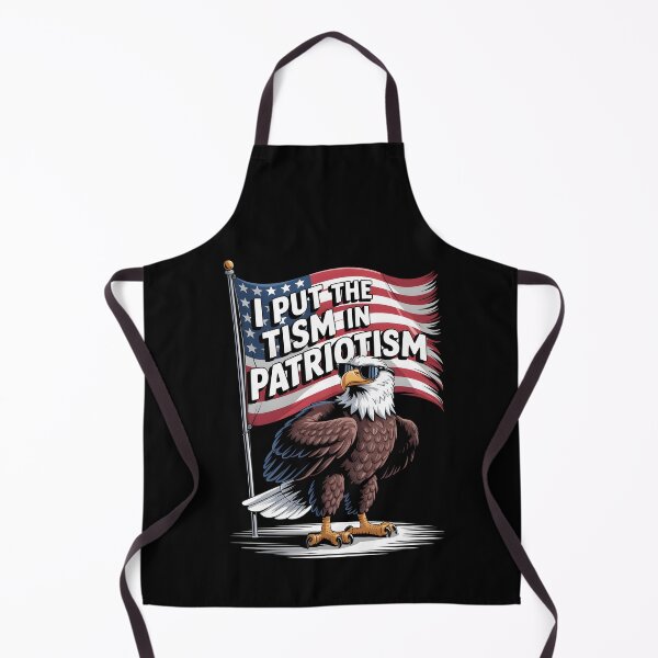 Item preview, I Put The Tism In Patriotism – Cool Eagle with Sunglasses Design designed and sold by Stock4U.