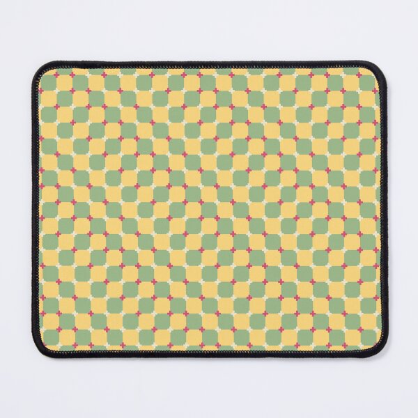 Item preview, Optical illusion pixel tile - green and yellow designed and sold by SNG12.