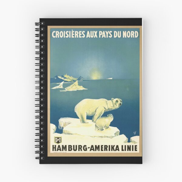 Item preview, Vintage Travel Poster | Polar Bear Cruise Art | Hamburg-Amerika Linie | Art Deco Style | Northern Country Cruises | Wall Decor designed and sold by artofuniverse.