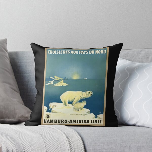 Item preview, Vintage Travel Poster | Polar Bear Cruise Art | Hamburg-Amerika Linie | Art Deco Style | Northern Country Cruises | Wall Decor designed and sold by artofuniverse.