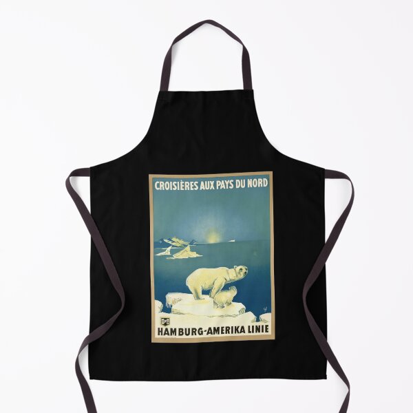 Item preview, Vintage Travel Poster | Polar Bear Cruise Art | Hamburg-Amerika Linie | Art Deco Style | Northern Country Cruises | Wall Decor designed and sold by artofuniverse.