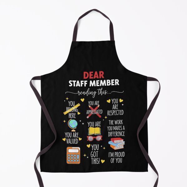 Item preview, Dear Staff Member Reading This Funny Work Message for You designed and sold by MotivaChic.