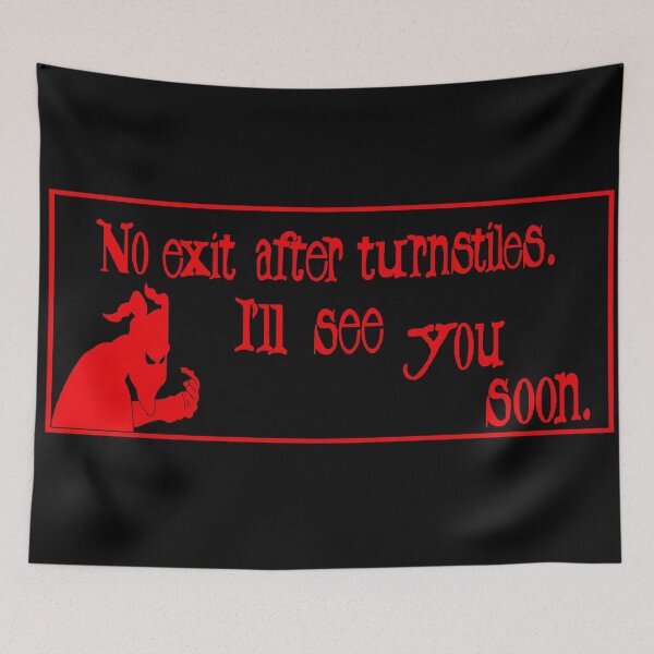 Item preview, Final destination 3 (rollercoaster ride sign) (YOU MAY NEVER RETURN!)  designed and sold by Soulfate.