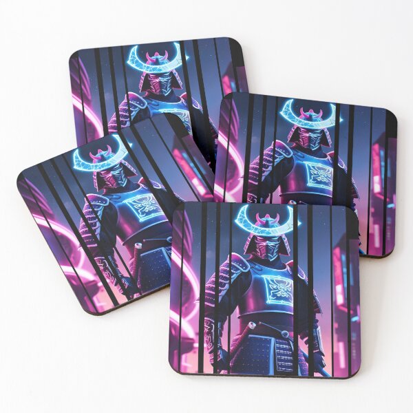 Item preview, Neon samurai with sharp blades 5 designed and sold by Neon G.