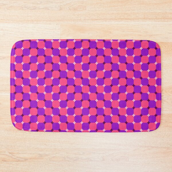 Item preview, Optical illusion pixel tile - pink and purple designed and sold by SNG12.