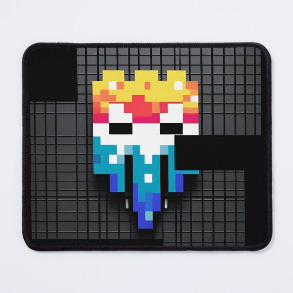 Item preview, Pixelated rebellion logo over a black grid 5 designed and sold by Neon G.