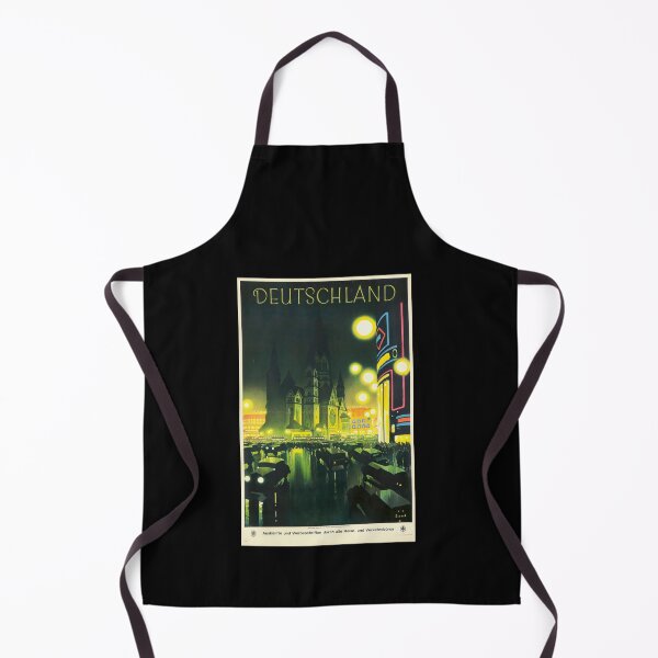 Item preview, Vintage Berlin Travel Poster | Kaiser Wilhelm Church | 1920s Art Deco Night Scene | Germany Weimar Republic | Colorful Lights designed and sold by artofuniverse.