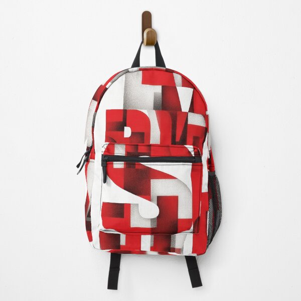 Item preview, Modernist Red Overlay – Abstract Bold Typography Poster designed and sold by Gaviani Design Studio.